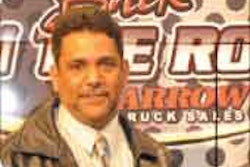 David Acosta received a 2007 truck and a one-year driving agreement as part of his selection as Arrow Truck Sales’ Back on the Road recipient.