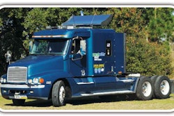 Johnson bought his 1997 Freightliner Century Class new and has put more than 960,000 miles on it at an average 6.37 mpg. A Turbo Wing on top of the tractor enhances aerodynamics.