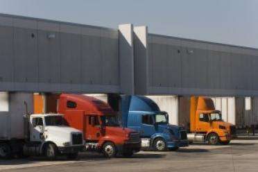 Trucks At Dock