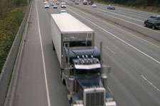 Trucks On Freeway Od