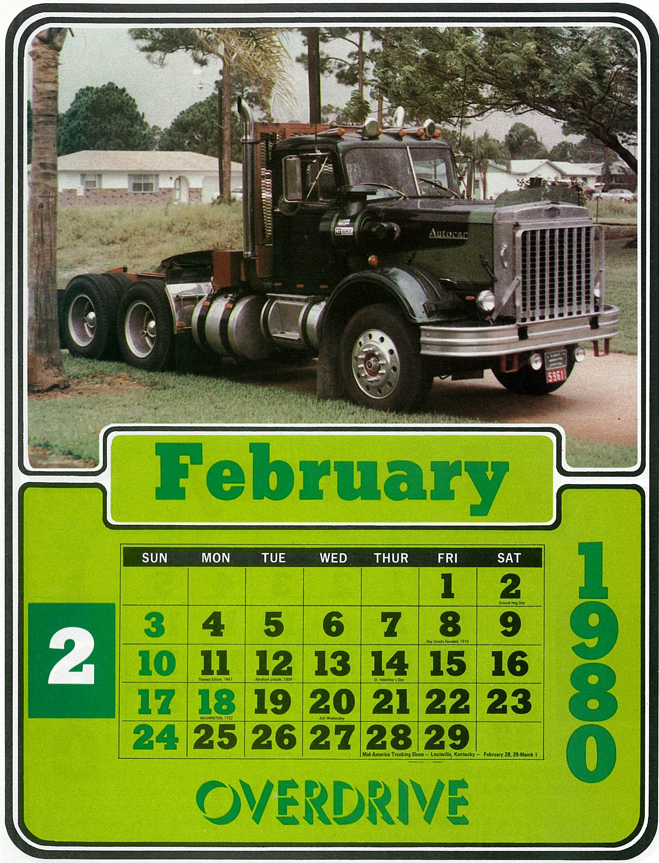 1980jan Feb Calendar