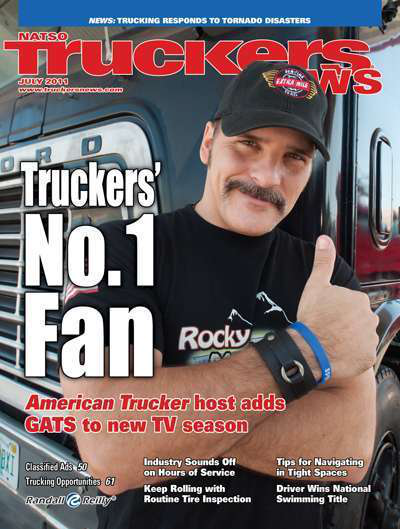 Robb Mariani on the cover of Truckers News in July 2011. Read that story via this link.