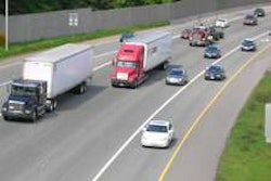 Truck On Road Od