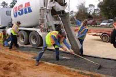 Cement Pour Fla Dot Od