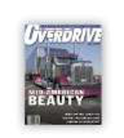 The signature show truck is the Peterbilt 379. This 1988 model, Plum Classy, is owned by Neal and Barbara Holsomback. They’ve won many trophies at Pride & Polish, launched by Overdrive in 1990.