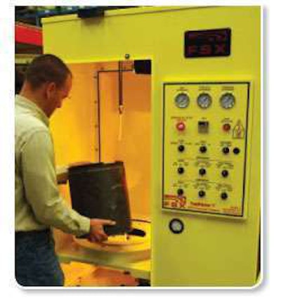 This FSX machine is used by Navistar and Paccar Parts in cleaning DPFs.