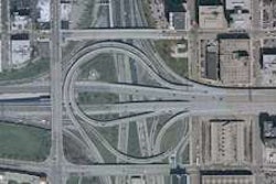 Circle Interchange of I-290 and I-90/I-94 in Chicago