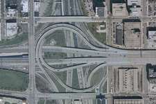 Circle Interchange of I-290 and I-90/I-94 in Chicago