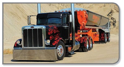 Working Combo — GATS, NCS Jonathan Eilen’s 2010 Peterbilt 389 and matching Mac trailer won Best of Show at the Great American Trucking Show, moving them into the national championship series judging round at the same show.