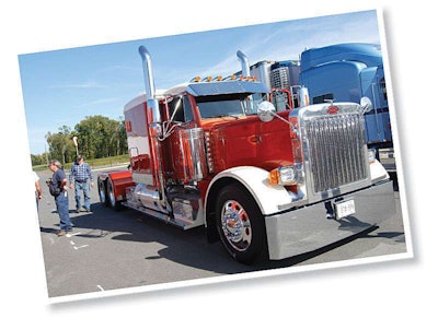 Brent and Diane Greer of Refrew, Ontario, took home Best of Show honors in the Working Bobtail category with their 1996 Peterbilt 379.