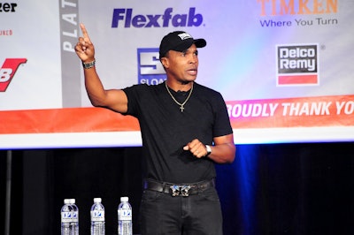 Sugar Ray Leonard At Vipar Heavy Duty