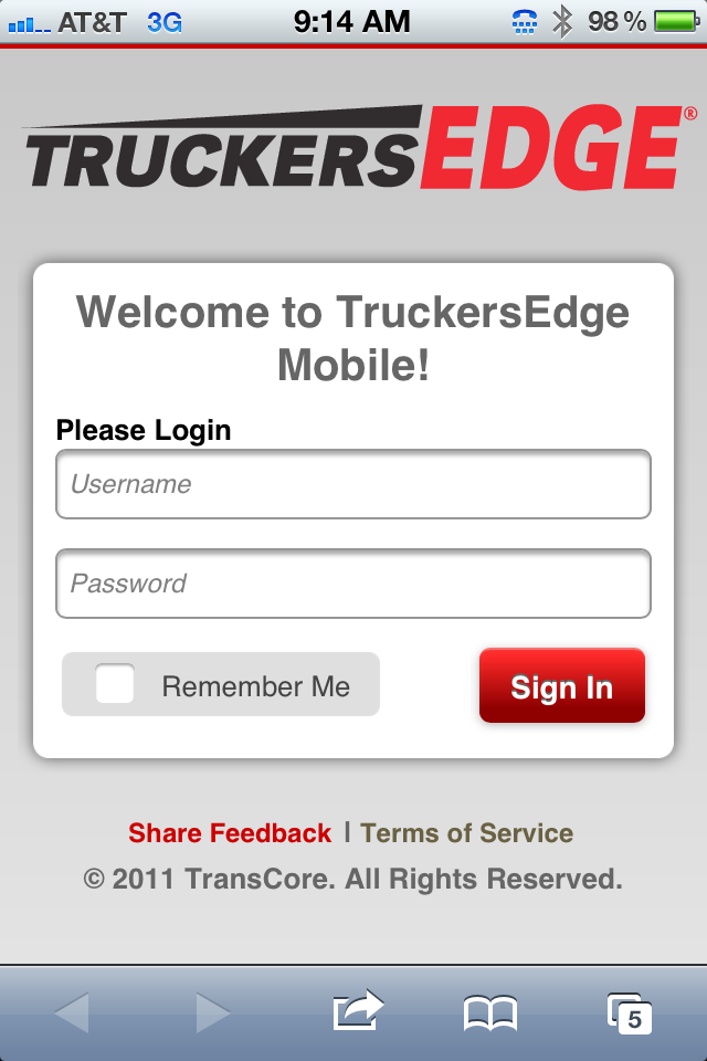 Truckers Edge Home Page
