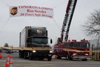 Ron Sowder Crosses Finish Line 2