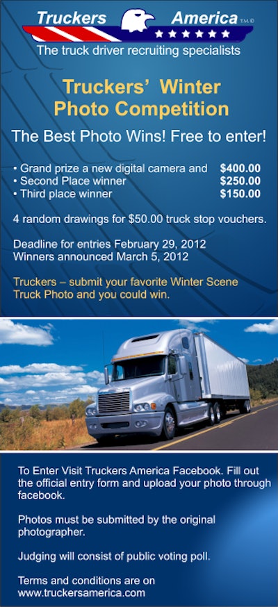 Truckers Americaphoto Contest Flyer