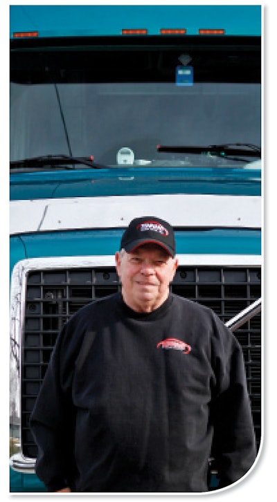 Owner-Operator of the Month Larry McCann hauls John Deere equipment around the country.