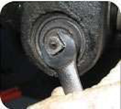 Adjust the slack adjuster manually to create proper stroke.