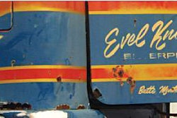 This 1974 Evel Knievel haul rig is only one of the classic truck restoration projects taken on by BPW Transport owner Brad Wike.