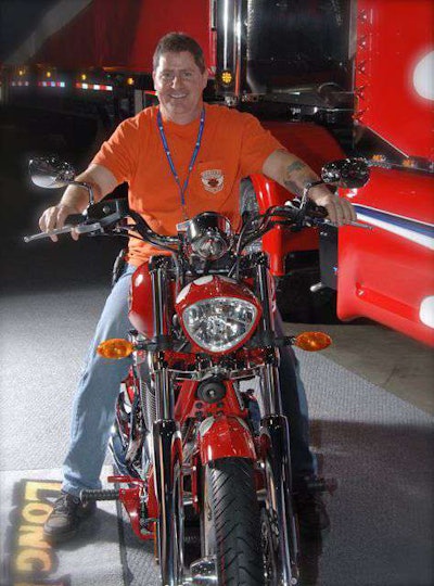 Steve Wright On His Prize Bike 2