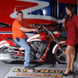 Steve Wright On His Prize Bike