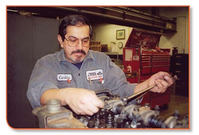 Adjusting the overheads at recommended intervals will improve engine breathing and injector performance, thus reducing oil soot, while also reducing wear metals in the oil.