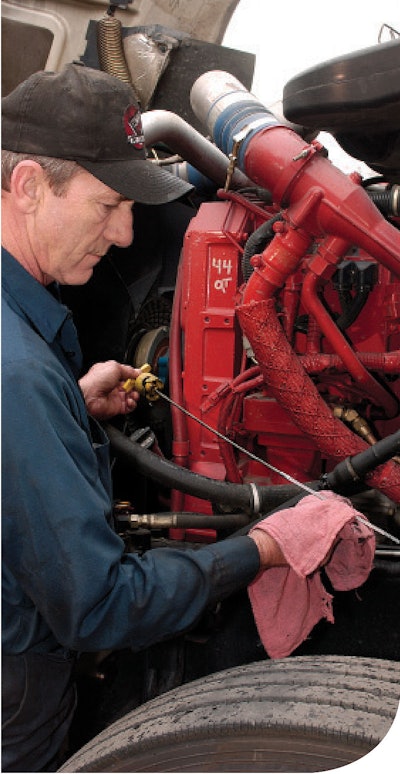 Carry extra oil with you, pull the stick daily and keep the crankcase filled to the top. The full volume of oil increases available additives and eases the work done by each quart of oil, thus helping extend the life of an oil change.