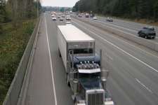 Trucks On Freeway Od
