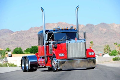Scott Diller's 1981 Kenworth W900A won Best of Show at the 75 Chrome Shop Show in 2011.