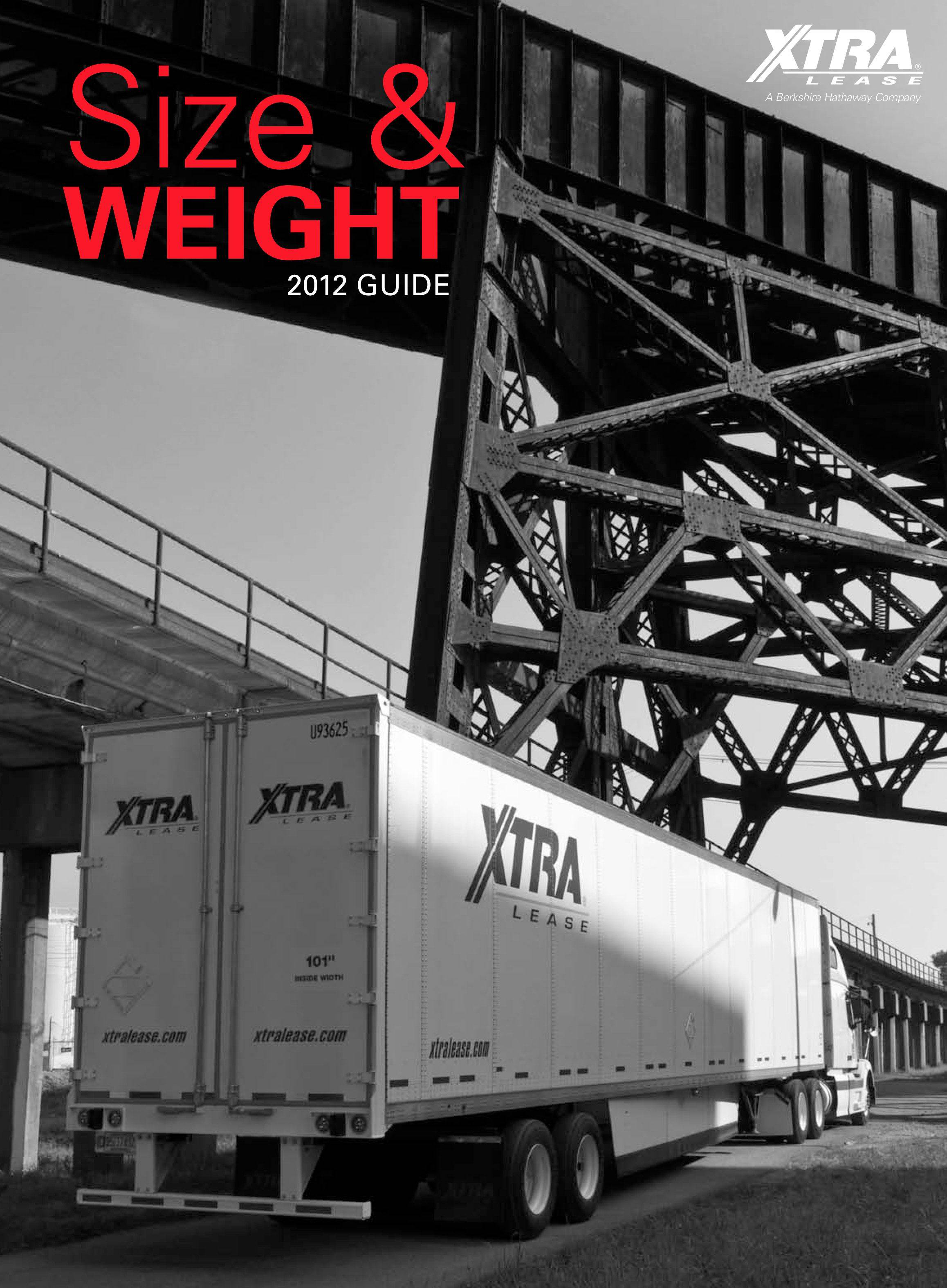 Xtra 2012 Size Weight Cover