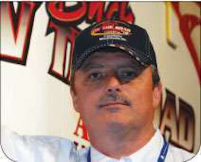 Billy Basenburg’s prizes include a 2008 Mack Pinnacle high-rise sleeper.