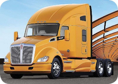 Kenworth says its engineers spent five years working on the T680’s design, saying it’s the most aerodynamic tractor the company has ever built.