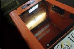 Late-model trucks have headlamp assemblies that are integrated with the hood. They use an aiming process called visual optical aim, and will have either VOL or VOR marked on their lenses. A dealer can use an electronic device to focus headlights by aligning the beam with certain markings.