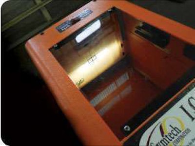 Late-model trucks have headlamp assemblies that are integrated with the hood. They use an aiming process called visual optical aim, and will have either VOL or VOR marked on their lenses. A dealer can use an electronic device to focus headlights by aligning the beam with certain markings.