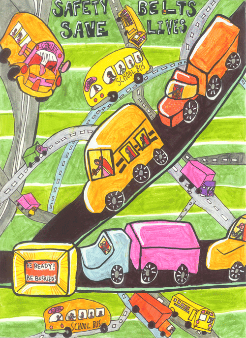 Safety Belts Save Lives Art Contest
