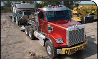 The Coronado SD is one of two Freightliner models that can be spec’ed with the Eaton UltraShift Plus Vocational series automated transmission.