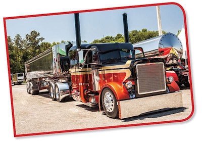 John O’Keefe and his 2007 Peterbilt 379 and 2011 Mac dump combo took home Best of Show, Working Combo.