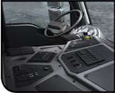 The design ot the new LoadStar’s interior takes into account driver feedback.