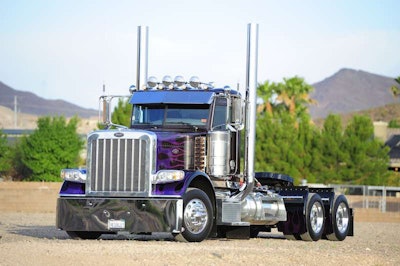 John Gonzales of Yamko Truck Lines placed third in the Limited Mileage Bobtail category at the 2011 GWTS with his 2009 Peterbilt 388, owned by Yamko Truck Lines. Gonzales is the fleet’s manager.