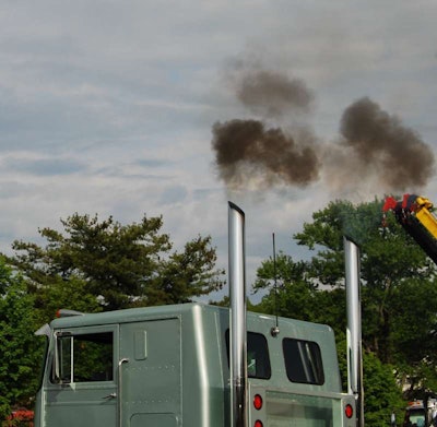 Images like this are less and less common with diesel emissions technology advancements over the past decade and more.