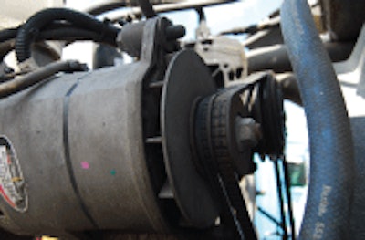 As you inspect wires and hoses, ensure that they are not contacting each other or major components.