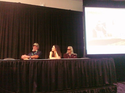 uShip is the backbone of the reality show ‘Shipping Wars’ on the A&E television network. Three of the stars of the show, Marc Springer, Jennifer Brennan and Roy Garber, were on hand at the uShip booth, where they signed autographs, and at the company’s press conference announcing the new uShip Pro platform.