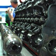 The cam shafts and valves on the 2007 Cummins ISX engines used in the EcoPower million-mile test.
