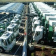 Refuse trucks CNG fueling station