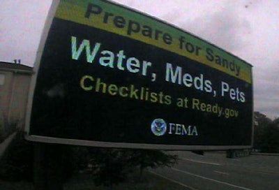 A FEMA billboard in Richmond, Va.