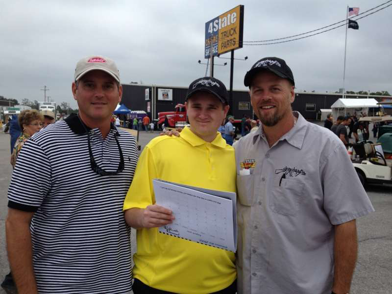 John and Chase Harnage with 4 State Trucks&rsquo; Bryan Martin