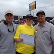John and Chase Harnage with 4 State Trucks’ Bryan Martin