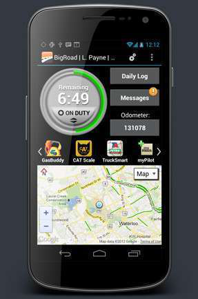 Scaled Phone Portrait Dashboard