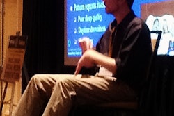 Sign interpreter at the Truck Driver Social Media Convention