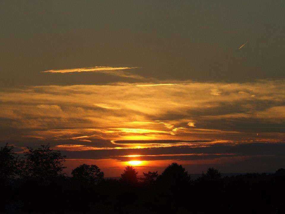 Sunset In Roanoke Va By Dawn Charest