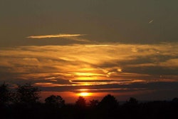 Sunset In Roanoke Va By Dawn Charest