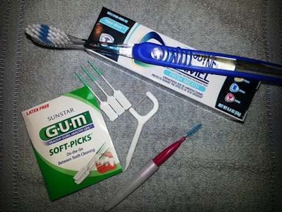 Look for dental products that you that easily can be used on the road.
